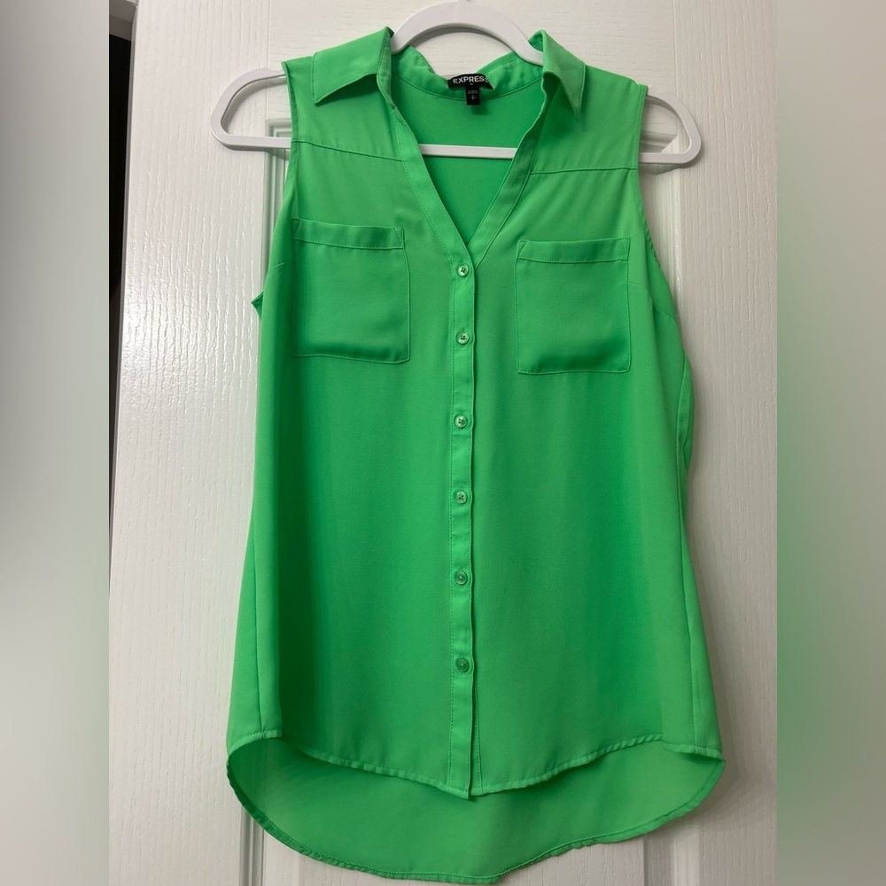 Express- Dress Tank- Green